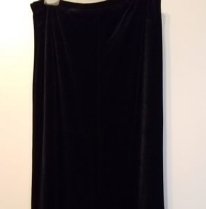 Cherokee size M skirt black velveteen